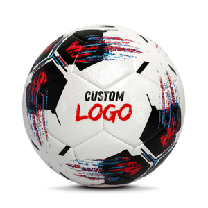 Balón de fútbol de cuero profesional de alta calidad, fútbol de PU de nivel de partido con vejiga de butilo duradera, alta retención de aire, tamaño 5 - Product Image 1