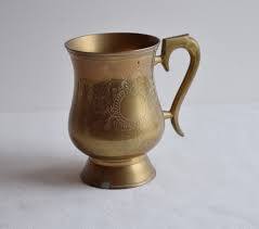 แก้วไวน์ทองเหลืองทำมือ สลักลายสวยงาม ถ้วยโลหะวินเทจ แก้วน้ำสไตล์โบราณ อุปกรณ์บาร์ ของขวัญแต่งงาน แก้วน้ำหรูหรา - Product Image 6