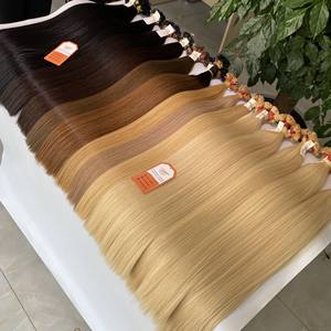 Extensions de cheveux vierges vietnamiens Remy à pointe plate en kératine, couleur personnalisée, trame unique 12A, cuticules alignées, cheveux humains naturels, vente en gros - Product Image 6
