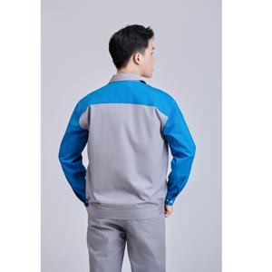 Ropa de Trabajo de Alta Visibilidad de Manga Larga Azul Cielo y Gris para Hombre FMF, Conjunto de Ropa de Trabajo Vietnamita para Hombre - Product Image 4
