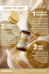100% Pure <b>Ginger</b> Essential Oil Zingiber Officinale Steam Distilled Wholesale Private Label OEM for Massage Warming Aromatherapy - Product Image 5