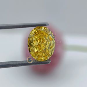 Diamants CZ de couleur rare, taille Radiant, 1 carat à 10 carats, synthétiques de laboratoire, cultivés, remplis, couleur jaune clair unique, effet glace concassée, pour - Product Image 6