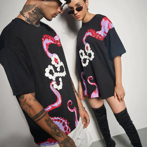 Fabricant en gros INNOVEARS Toile de coton lourde 220 g/m² Impression anti-froissement 100% coton Coupe classique 3D Puff Homme - Product Image 5