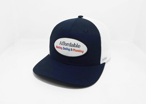 แฟชั่นสปอร์ตเหนือกาลเวลาสำหรับกิจกรรมกลางแจ้ง หมวกแก๊ปทรงทรัคเกอร์ 6 แผง ผ้าฝ้ายตาข่ายระบายอากาศ พร้อมโลโก้ปักแบบสั่งทำพิเศษ ผลิตในเวียดนาม - Product Image 2