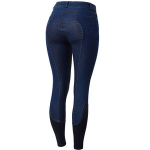 กางเกงขี่ม้าผ้ายีนส์แบบ4ทิศทางกางเกงขี่ม้าแบบปรับแต่งได้ดีไซน์ใหม่ - Product Image 5