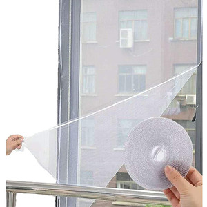 Bande auto-agrippante en polyester blanche de 560 cm, écologique, souple et réutilisable, pour moustiquaires et accessoires médicaux - Product Image 5
