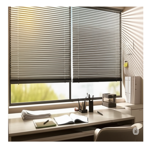 Persianas venecianas horizontales de color degradado T72 con control de luz suave Control de luz suave elegante para interiores - Product Image 1