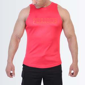 Débardeur en maille à action Baller rouge Active Tops - Product Image 1