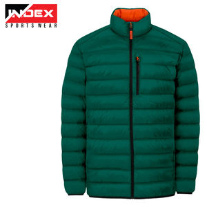 Chaqueta cálida de invierno de algodón y poliéster para hombre asequible, ajuste relajado para hombres maduros con logotipo y diseño personalizados - Product Image 2