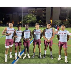 Premium Custom 7V7 uniformes de fútbol americano transpirable Spandex práctica conjuntos más opción de tamaño de alta calidad sublimación mate - Product Image 3