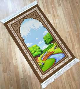 Tapis de prière pour enfants de haute qualité, fabriqué en Turquie - Product Image 1
