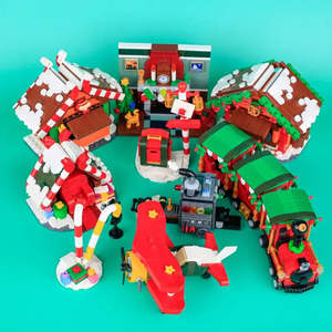 For Lego Christmas Decor Moc DIY Construction Toy <b>Plastic</b> ABS Building <b>Blocks</b> Sets for Age 5-7 Years - Product Image 3