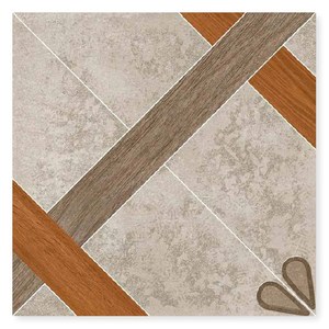 80059 carreaux de céramique indiens pour sol en 396x396mm carreaux de surface satinés mats avec effet de bande de bois bon marché meilleure qualité - Product Image 4