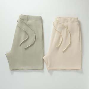 Pantalones cortos informales de verano para hombre, ligeros, transpirables, de secado rápido, cómodos, con cintura elástica, venta al por mayor, playa, gimnasio, correr, sólidos - Product Image 4