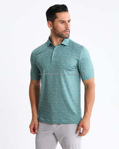 Chemise décontractée pour homme avec logo personnalisé, manches courtes, séchage rapide, col rigide, 100% coton, tricot uni, respirante, haute qualité - Product Image 2