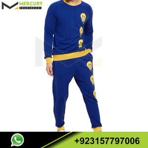 Vente en gros Logo personnalisé Ensembles de survêtements de jogging décontractés pour hommes de couleur unie Survêtements pour hommes Conception personnalisée - Product Image 3