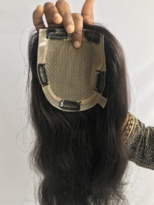 Most Selling Raw 100% Unprocessed Cambodian 18 Inch 5x5 Topper Extensions Single Donor Black Womens Indian Supplier 12A Remy - Product Image 3