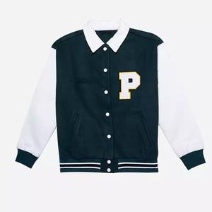 Pakistan fournisseur meilleure qualité femmes hiver Varsity vestes chaud Hip Hop Street Style vente directe brodé peau de mouton - Product Image 1