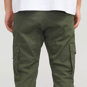 Pantalon cargo décontracté pour homme, plusieurs poches, couleurs personnalisables, logo, écologique, coupe-vent, respirant, léger, 100% - Product Image 4