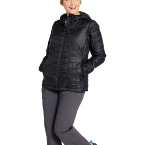 Haute Qualité Dames Manteau D'hiver Léger À Capuche Doudoune Bulle Épaissir Doudoune Veste En Gros Logo Personnalisé Oem Imprimer - Product Image 5