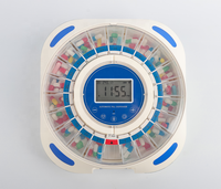 Distributeur de pilules intelligent avec application WiFi, matériau ABS, modèle P96, 21 compartiments, 9 anneaux de dosage, alarme, écran LCD, alertes sonores et lumineuses