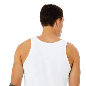 Airlume-Camiseta sin mangas de algodón para hombre y mujer, Camiseta de algodón peinado y anillo de 100% oz, con costura lateral, 4,2 - Product Image 6