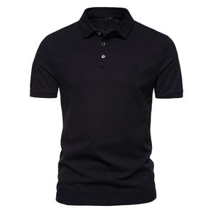 Algodón elegante para hombres para Polos-Tallas grandes Transpirable Nuevo estilo de verano-Ropa informal comprimida para adultos al por mayor - Product Image 4