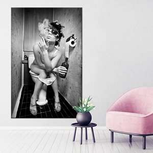 <b>Nude</b> Artwork Sensual <b>Poster</b>, Sexy Woman Wall Decor Canvas Print,Gallery Wrapped - Product Image 1