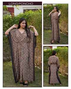 ชุดราตรีสายเดี่ยวคอวีพิมพ์ลายสไตล์โบฮีเมียนสำหรับฤดูใบไม้ผลิฤดูร้อน - Product Image 1