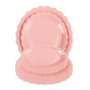 Venta de exportación Vajilla desechable para fiestas Cantidad a granel Platos de hojas de forma redonda disponibles en la India-Pedido mínimo 100PCs - Product Image 3