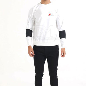 Sweatshirts grande taille pour hommes 100% coton Pullover Apparel Color Contrast Design pour l'hiver - Product Image 4