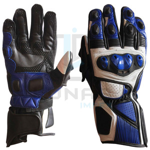 Guantes de carreras deportivos con pantalla táctil para hombre, guantes de palma para motocicleta y dedo completo, guantes para montar en bicicleta - Product Image 6
