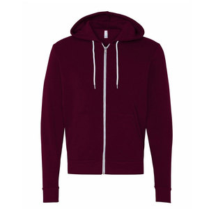 Global Blank Heavyweight Zipper Hoodies Bella Canvas Hoodies Sudaderas para hombres y mujeres Zip-Up Hoodie - Product Image 2