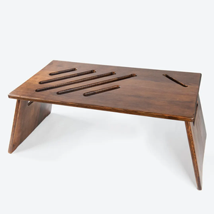 ขาตั้งแล็ปท็อปไม้แบบพกพาพับได้ดีไซน์ทำด้วยมือทนทานหรูหราเหมาะสำหรับโฮมออฟฟิศและเป็นสินค้าขายส่ง - Product Image 1