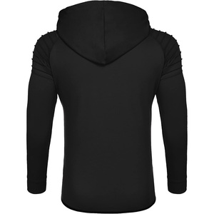 Men Zip Hoodies Comfortable Lightweight Cotton Quick Dry Solid Color with Custom Embroidery Hoodi Man New Arrival Latest Design - Product Image 2