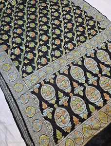 Nuevo Diseño de Saree de Chifón Natural con Elegante Trabajo Zari, Estilo Tradicional, Protección Solar para Fiestas y Eventos - Product Image 3