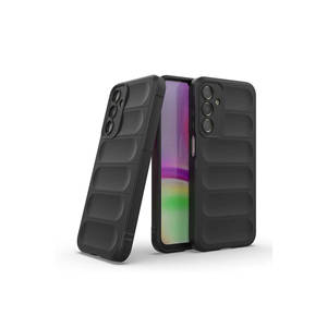 Funda para Samsung Galaxy A25, Carcasa Trasera Flexible de TPU y Silicona con Diseño Étnico en Verde Oscuro - Product Image 2