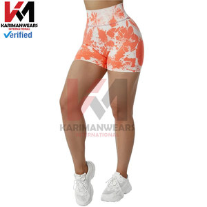 Pantalones cortos de gimnasio de la mejor calidad diseño personalizado último estilo nuevo modelo pantalones cortos de gimnasio personalizados mujeres logotipo personalizado Fitness Yoga Activewear - Product Image 5