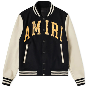 OEM personnalisé chenille patch broderie plein cuir bomber baseball letterman varsity jacket pour hommes - Product Image 6