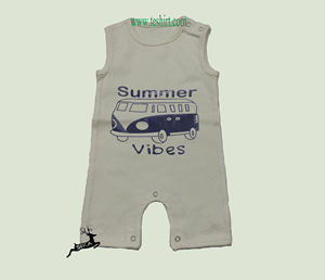 Direct Factory Tirupur 100% Premium Organic Pima Cotton Bamboo Cotton Oem Romper European Quality Standard Baby Romper jumpsuits - Product Image 1