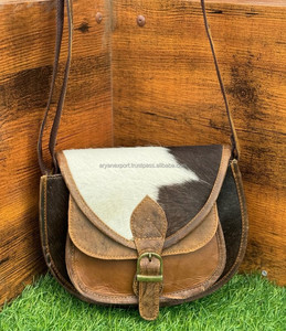 ใหม่กระเป๋าถือตะวันตกหนัง Cowhide จริงกระเป๋าสตางค์สบายๆสลิงกระเป๋าร้อนขายหนังแท้ผู้หญิงCrossbody Cowgirlกระเป๋า - Product Image 3