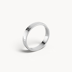 Anillo de Boda Martillado de 3.5mm - Product Image 4