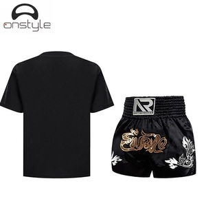 Equipo de boxeo corto de Muay Thai Kick de alta calidad que incluye Pantalones cortos, camisa protectora bucal, último equipo de lucha - Product Image 4