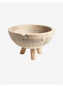 Cuenco de madera con acabado antiguo - Product Image 2