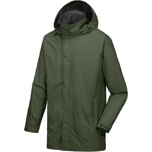 Men's High Quality Waterproof Nylon <b>Jacket</b> for Spring Season <b>Smart</b> Casual Hooded Sportswear with Front Logo Outdoor Coated - Product Image 6