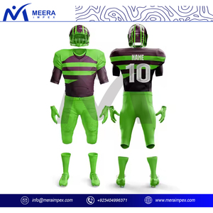 Camisetas de Fútbol Americano Personalizadas para Adultos, Diseño OEM, Impresas, 100% Poliéster, UPF 50, Transpirables, Manga Corta, para Entrenamiento - Product Image 2
