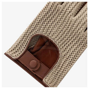 Gants d'hiver tactiles en cuir véritable de haute qualité avec doublure en laine – Protection premium du fabricant en vente - Product Image 3