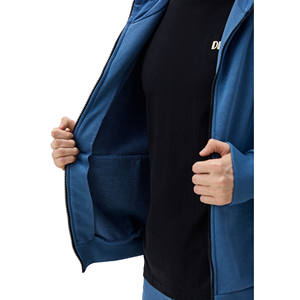 Conjunto Deportivo para Hombre, Logotipo Personalizado, Material de Algodón, Sudadera con Cremallera Completa, Pantalones Deportivos, Conjunto de Dos Piezas para Correr, con Cremallera - Product Image 5