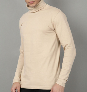 Camiseta de Cuello Alto Ajustada de Manga Larga con Logo Personalizado, 100% Algodón, 200 GSM, Tallas Grandes, Venta al por Mayor Directa de Fábrica - Product Image 6