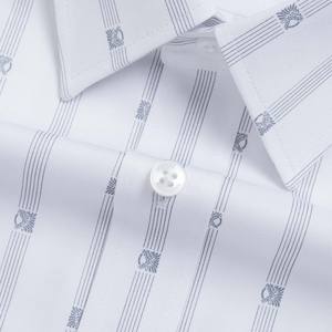 Aristino Regular Fit hombres cuello mandarín antiarrugas transpirable estampado vestido camisa ALS1970Z venta al por mayor precio caliente producto superior - Product Image 3